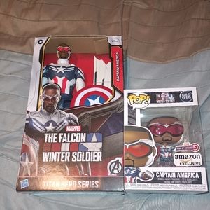 12 inch Falcon Winter Soldier & Funko pop